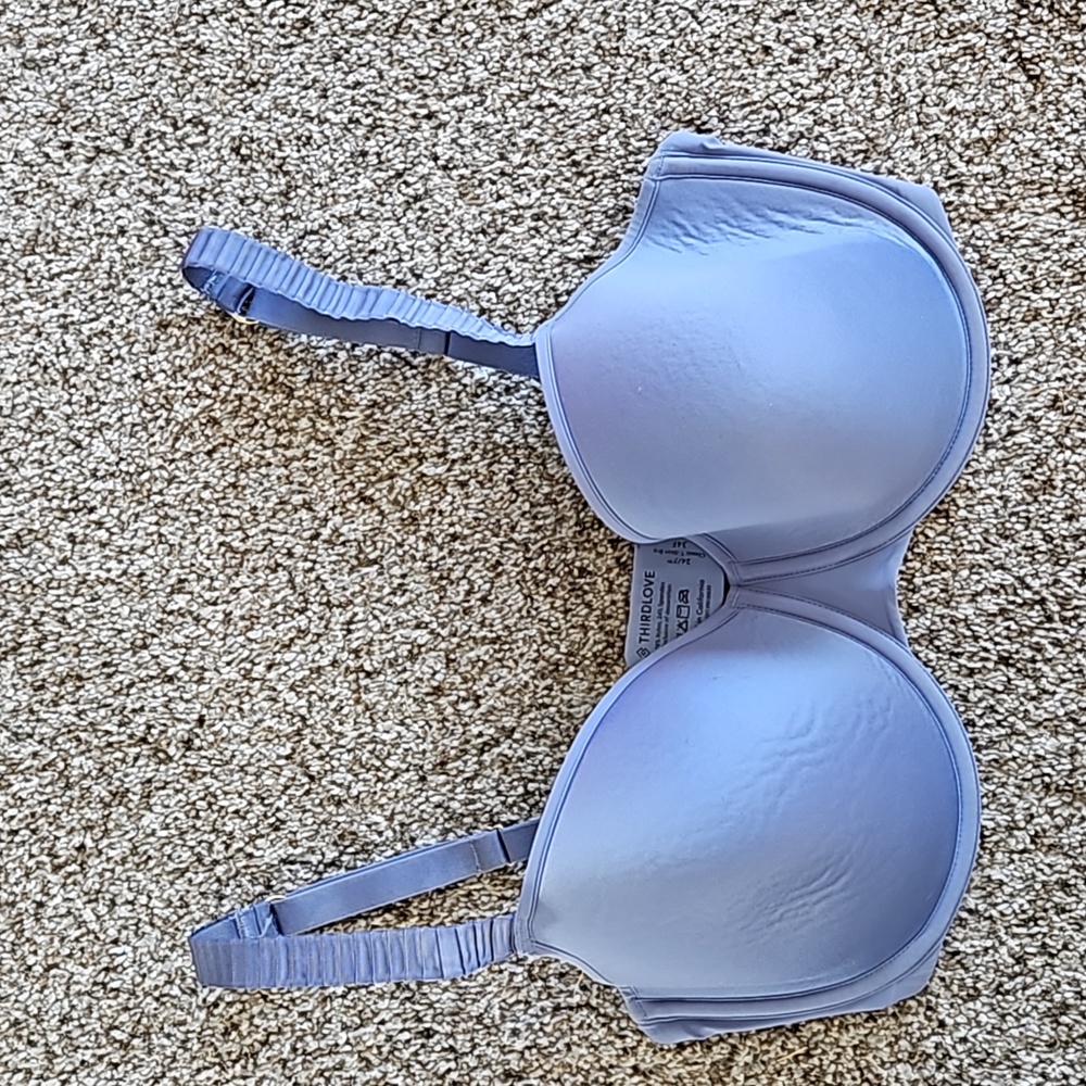 ThirdLove classic t-shirt bra 34F purple